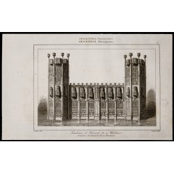 Gravure de 1842 - Tombeau d'Edouard IV à Windsor - 1