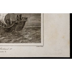 Gravure de 1842 - Vaisseaux du temps de Richard II - 5