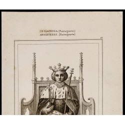 Gravure de 1842 - Richard II - Portrait - 2