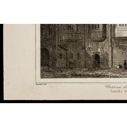 Gravure de 1842 - Château de Windsor - 4