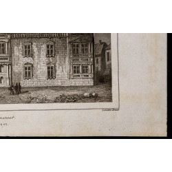 Gravure de 1842 - Palais Sommerset - Londres - 5