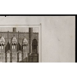 Gravure de 1842 - Abbaye de Westminster - 3