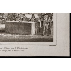 Gravure de 1842 - Procès de Lambert - Westminster - 5