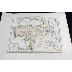 Gravure de 1785 - Carte de la Turquie asiatique - 3