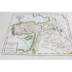 Gravure de 1785 - Carte de la Turquie asiatique - 4