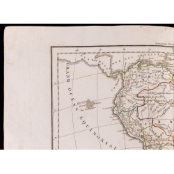 Gravure de 1830 - Carte de Amérique méridionale - 3