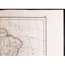 Gravure de 1830 - Carte de Amérique méridionale - 4