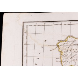Gravure de 1830 - Carte de l'Espagne Antique - 5