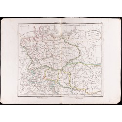 1830 - Carte de la Germanie...
