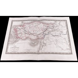 Gravure de 1841 - Carte de l'Asie mineure - 2