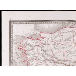Gravure de 1841 - Carte de l'Asie mineure - 3