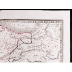 Gravure de 1841 - Carte de l'Asie mineure - 4