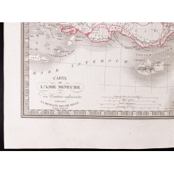 Gravure de 1841 - Carte de l'Asie mineure - 5