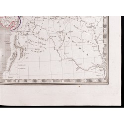 Gravure de 1841 - Carte de l'Asie mineure - 6