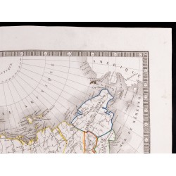 Gravure de 1841 - Carte de la Sibérie - Russie - 4