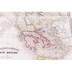 Gravure de 1841 - Grèce - Turquie d'Europe - 3