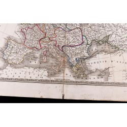Gravure de 1841 - Carte générale de l'Europe - 3