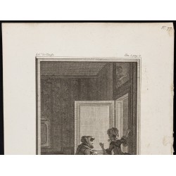 Gravure de 1784 - Gravure sur l'Histoire de Clarisse Harlove - 2