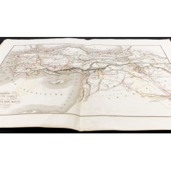 Gravure de 1847 - Carte de l'Asie mineure - 2