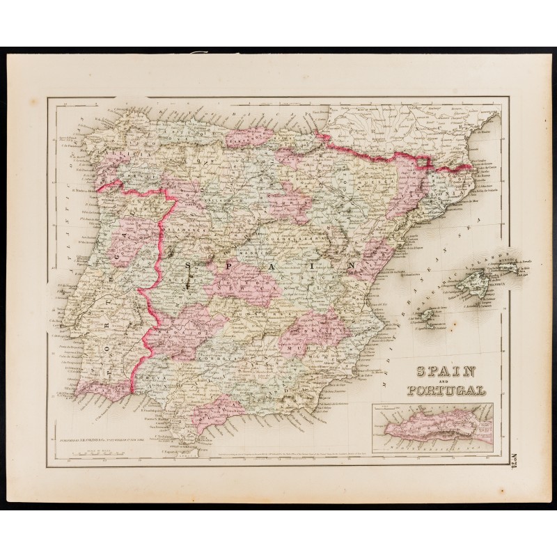 Cartes Anciennes D Espagne Et Du Portugal