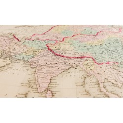 Gravure de 1857 - Asie - Carte ancienne - 5