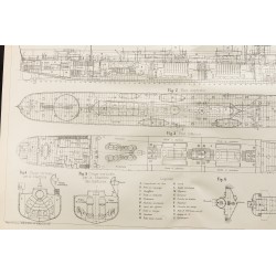 Gravure de 1909 - Plan du Para contre torpilleur - 4