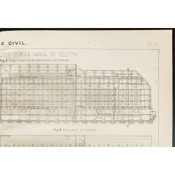 Gravure de 1908 - Magasins à grains de Tempelhof - 3