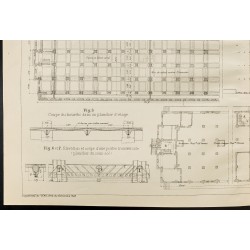 Gravure de 1908 - Magasins à grains de Tempelhof - 4