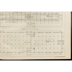 Gravure de 1908 - Magasins à grains de Tempelhof - 5