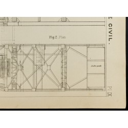 Gravure de 1909 - Paris-Austerlitz - transbordeur monorail - 5