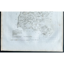 Gravure de 1830 - Carte ancienne de la Drôme - 3