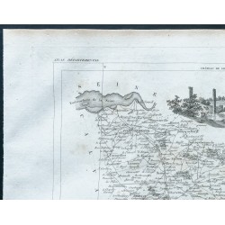 Gravure de 1830 - Carte ancienne de l'Eure - 2