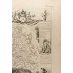 Gravure de 1854 - Département de la Drôme - 2