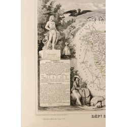 Gravure de 1854 - Département de la Haute-Loire - 2