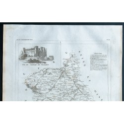 Gravure de 1830 - Carte ancienne de l'Eure et Loir - 2