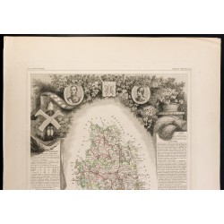 Gravure de 1854 - Département de la Meuse - 2