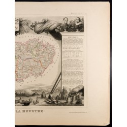 Gravure de 1854 - Département de la Meurthe - 3