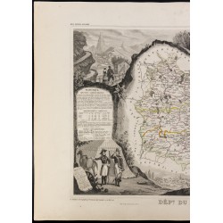 Gravure de 1854 - Département du Puy de Dôme - 2