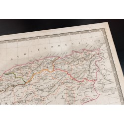 Gravure de 1835 - Carte ancienne de l'Algérie - 3