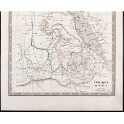 Gravure de 1835 - Carte ancienne de l'Afrique Orientale - 4