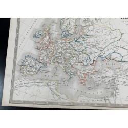 Gravure de 1835 - Europe avant les croisades - 3