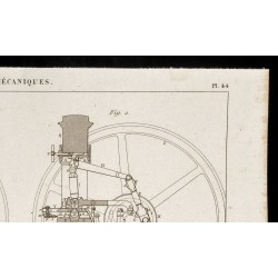 Gravure de 1852 - Production de monnaie - Arts mécaniques - 3
