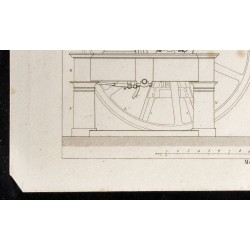 Gravure de 1852 - Production de monnaie - Arts mécaniques - 4