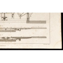 Gravure de 1852 - Imprimerie - Arts mécaniques - 5