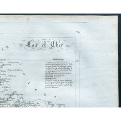 Gravure de 1830 - Carte ancienne Loir-et-Cher - 3