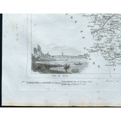 Gravure de 1830 - Carte ancienne Loir-et-Cher - 4