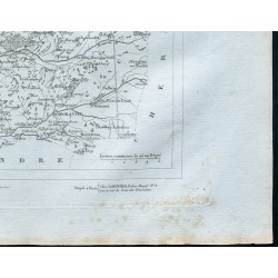 Gravure de 1830 - Carte ancienne Loir-et-Cher - 5