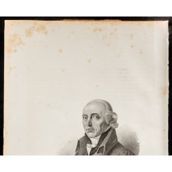 Gravure de 1835 - Portrait de Escher de la Linth - 2