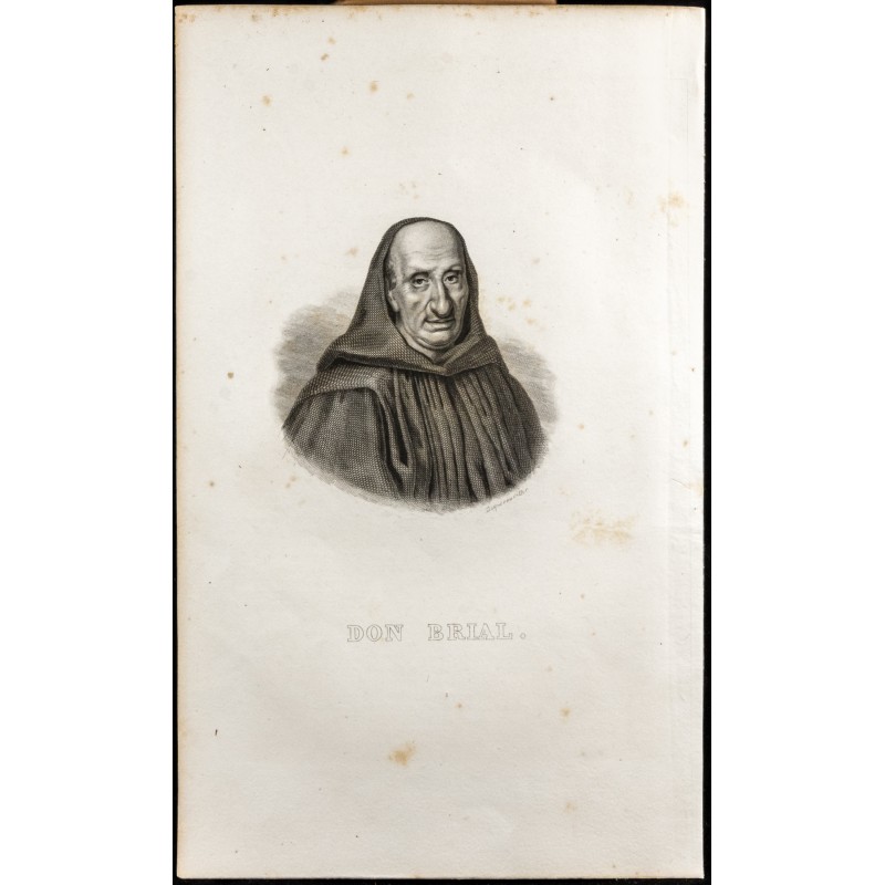Gravure de 1835 - Portrait de Don Brial - 1