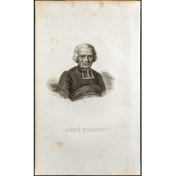 Gravure de 1835 - Portrait de l'Abbé Mérault - 1